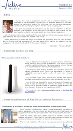 Newsletter&nbsp;Décembre&nbsp;2012
